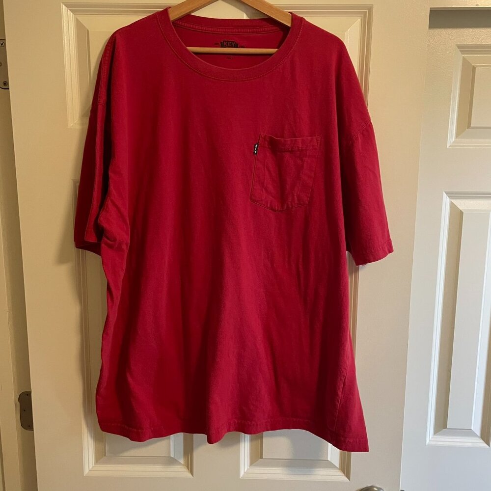 Mens XXL Tall Pocket Tee